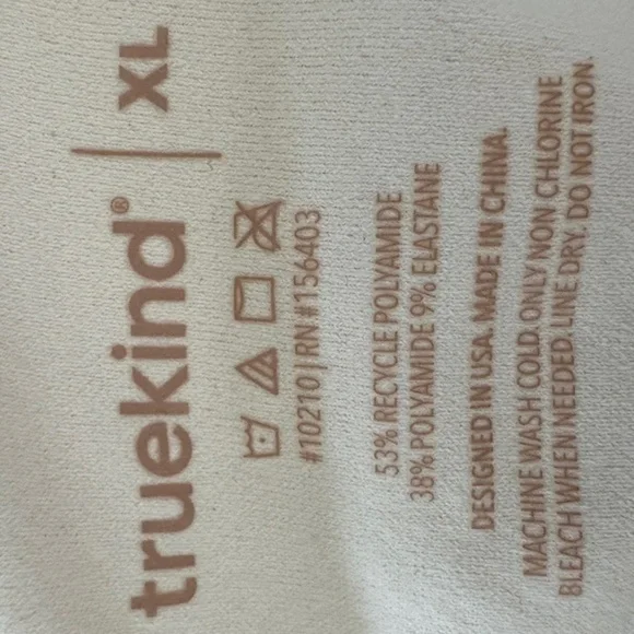 Truekind Shaping Bra XL Beige Supportive Comfort Wireless Women - Picture 6 of 7